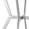 Armen Living Naomi and Lorin 4-Piece Counter Height Dining Set in Brushed Stainless Steel and Gray Faux Leather SETNMLRGRBS4 - alternate 7